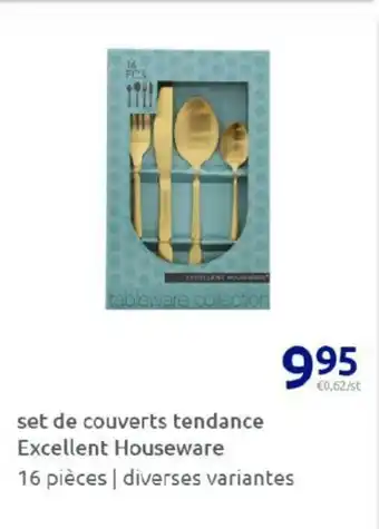 Action Set de couverts tendance offre