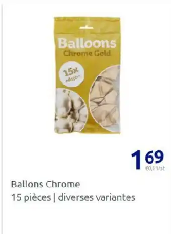 Action Ballons chrome offre