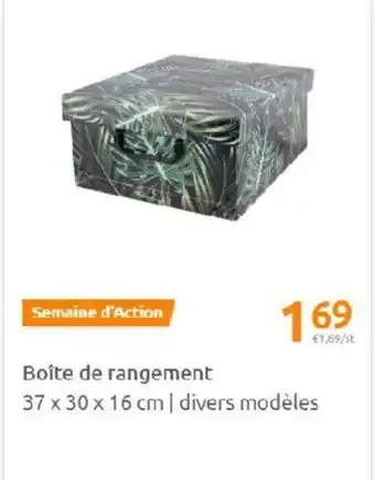 Action Boîte de rangement offre