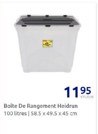 Action Boîte de rangement heidrun offre