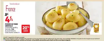 Auchan Pommes de terre grenaille offre