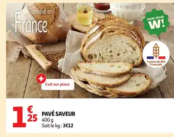 Auchan Pavé saveur offre