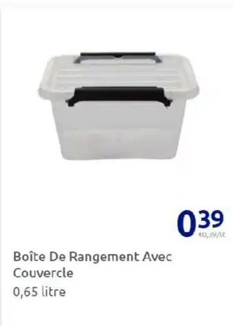 Action Boîte de rangement avec couvercle offre
