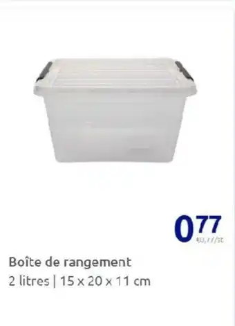 Action Boîte de rangement offre