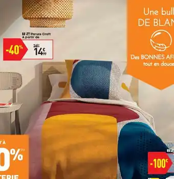 Conforama Parure craft offre