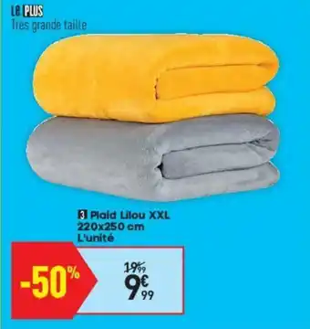 Conforama Plaid lilou XXL offre