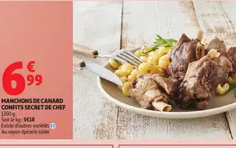 Auchan Manchons de canard confits secret de chef offre