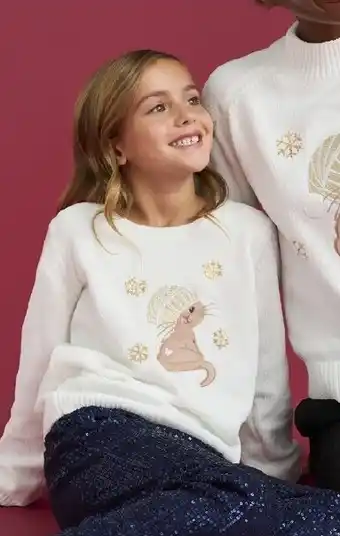 Auchan INEXTENSO Pull bébé, fille ou femme offre