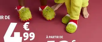 Auchan Chausson enfant ou homme offre