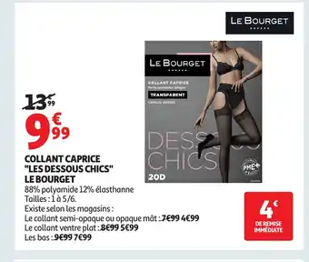 Auchan LE BOURGET Collant caprice les dessous chics offre