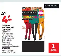 Auchan LE BOURGET Collant modacolors offre