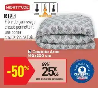 Conforama Couette arco offre