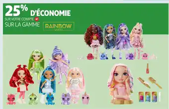 Auchan RAINBOW HIGH Sur la gamme offre