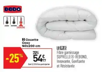 Conforama Couette cosy offre