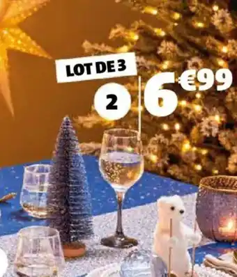 Gifi 3 verres à vin offre