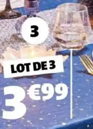 Gifi 3 verres offre