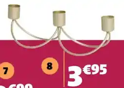 Gifi Bougeoir de table avec 3 supports offre