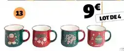 Gifi 4 mugs offre