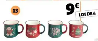 Gifi 4 mugs offre