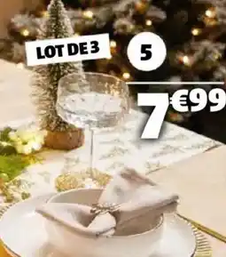 Gifi 3 verres à cocktail offre