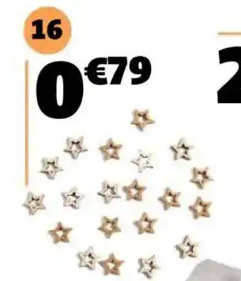 Gifi 20 motifs étoile offre