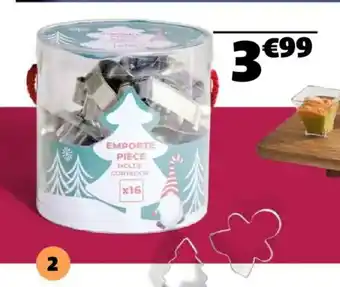 Gifi 16 emporte-pièces offre