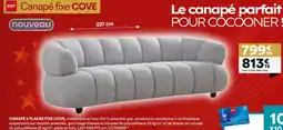 BUT Canapé 3 places fixe cove offre