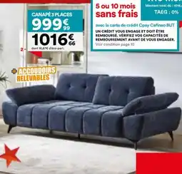 BUT Salon lira canapé 3 places offre