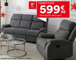 BUT Canapé 3 places relax, offre