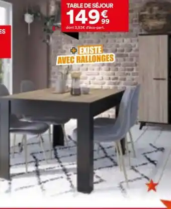 BUT Table de séjour offre
