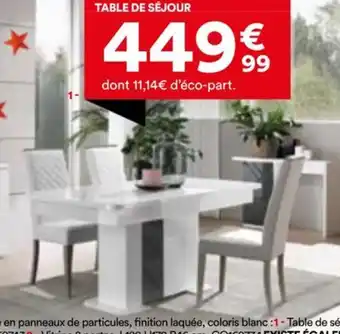 BUT Table de séjour offre