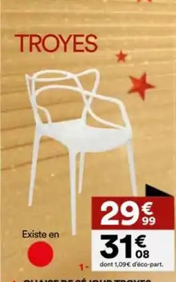 BUT Chaise de séjour troyes offre