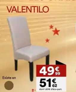 BUT Chaise de séjour valentilo offre