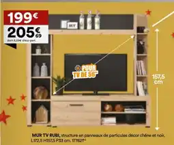 BUT Mur tv rubi offre