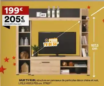 BUT Mur tv rubi offre