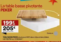 BUT Table basse peker offre