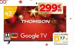 BUT Smart tv 43′ thomson 43fg2s15 offre
