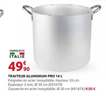 Rural Master Traiteur aluminium pro 14 l offre