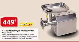 Rural Master Maxi cook hachoir électrique professionnel n° 22 850 w offre