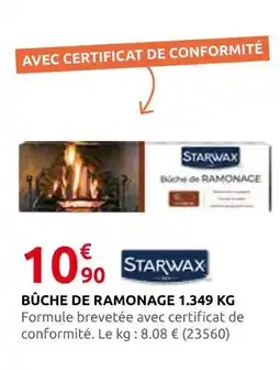 Rural Master Starwax bûche de ramonage offre