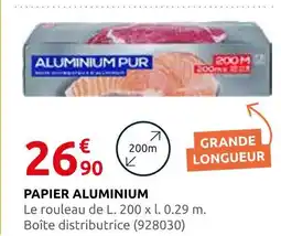 Rural Master Papier aluminium offre