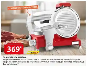 Rural Master Maxicook trancheuse à jambon offre