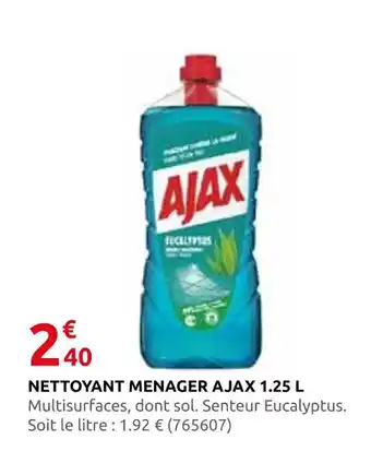 Rural Master Ajax nettoyant ménager 1.25 l offre