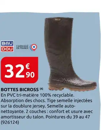 Rural Master Baudou bottes bicross offre