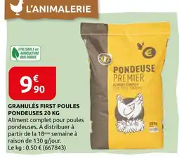 Rural Master Granulés first poules pondeuses 20 kg offre