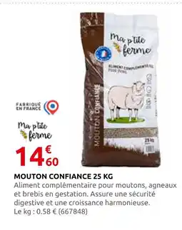 Rural Master Mouton confiance 25 kg offre