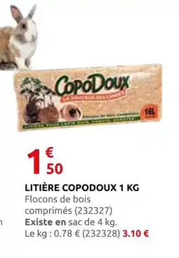 Rural Master Litière copodoux 1 kg offre