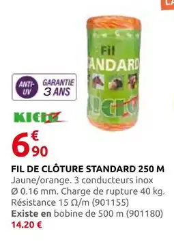 Rural Master Fil de clôture standard offre