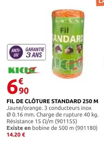 Rural Master Fil de clôture standard offre