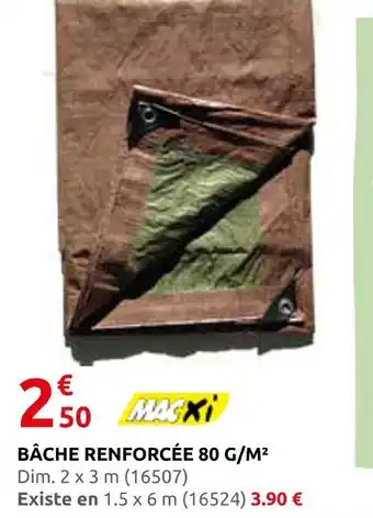 Rural Master Macxi bâche renforcée 80 g/m² offre